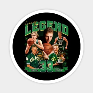 Larry Bird Legend Air Bird Basketball Signature Vintage Retro 80s 90s Bootleg Rap Style Magnet